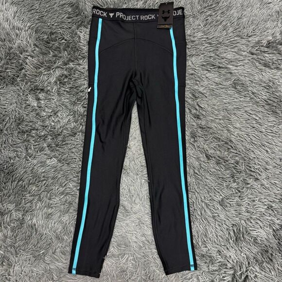 Under Armour Project Rock HeatGear® Ankle Leggings Size Small NWT - Picture 2 of 11